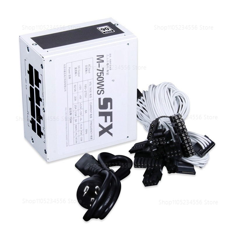 Sfx Power Supply 850W Gold - SFXフルモジュール式純白750W 850Wゴールド500W 600W静音デスクトップITXミニシャーシ電源