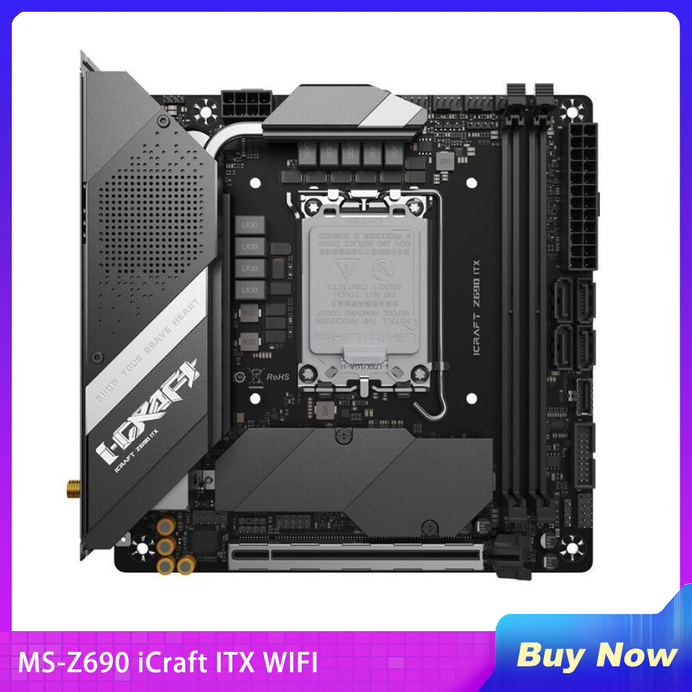 Lga 1700 Ddr5 Itx Motherboard - 新しいMS-Z690 iCraft ITX WIFIデスクトップマザーボード LGA 1700