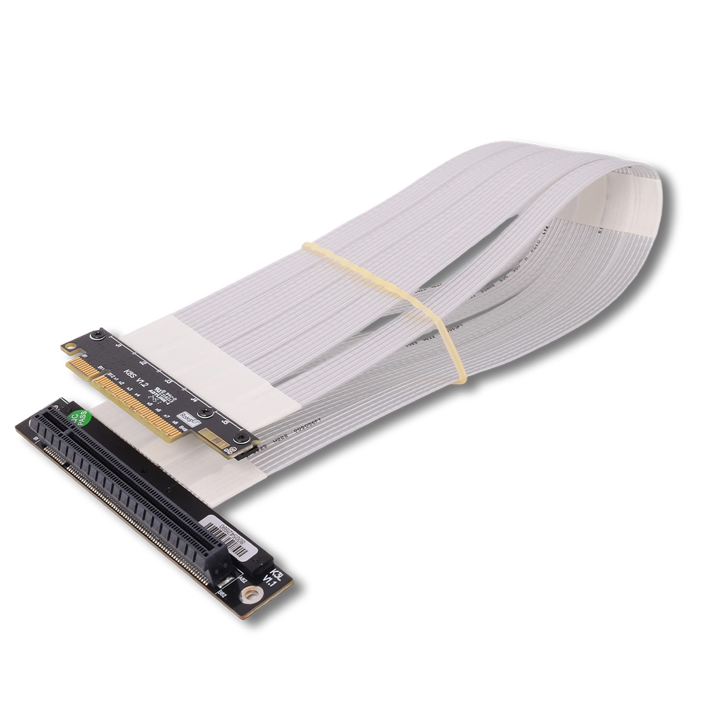 ADT-Link PCI-E 5.0 4.0 3.0 X8  - Pcie 4.0 X16 Riser Cable 90 Degree のレビューと価格