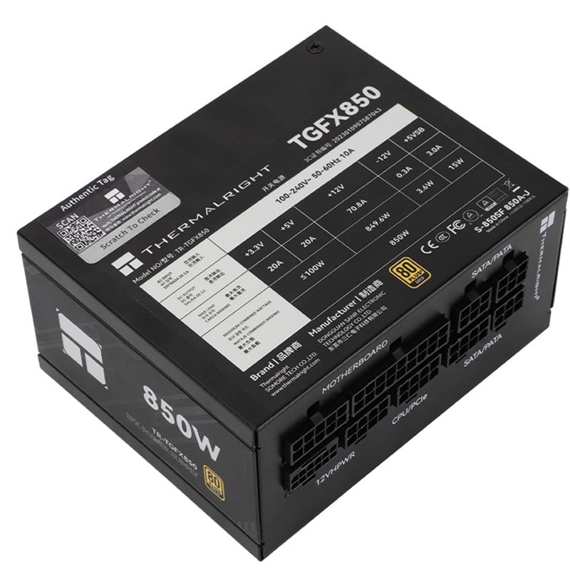Thermalright TR-TGFX850 SFX ゴー - Sfx Power Supply 850W Gold のレビューと価格