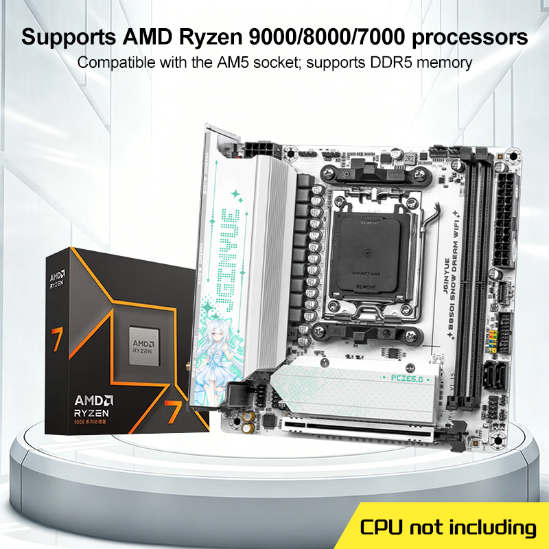 JGINYUE B850I SNOW DREAM WIFI  - B650 Itx Motherboard Wifi のレビューと価格