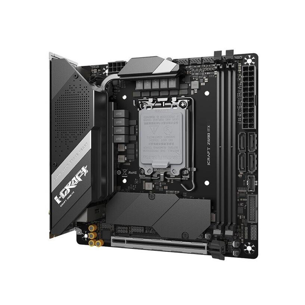 新しいMS-Z690 iCraft ITX WIFIデスクト - Lga 1700 Ddr5 Itx Motherboard のレビューと価格