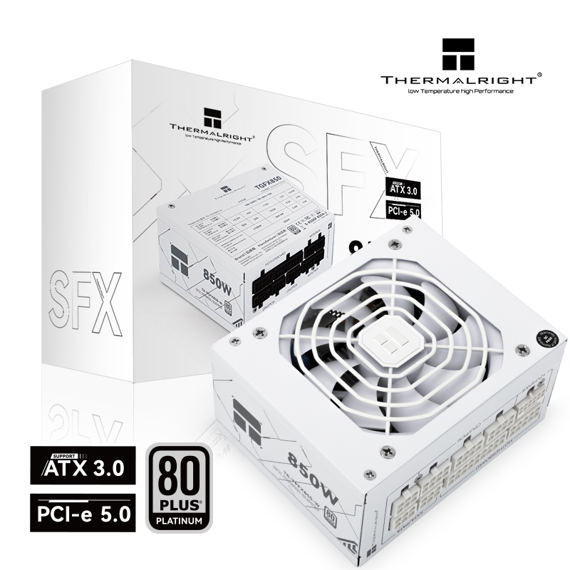 Thermalright TR-TPFX850-W ホワイト - Sfx Power Supply 850W Gold のレビューと価格