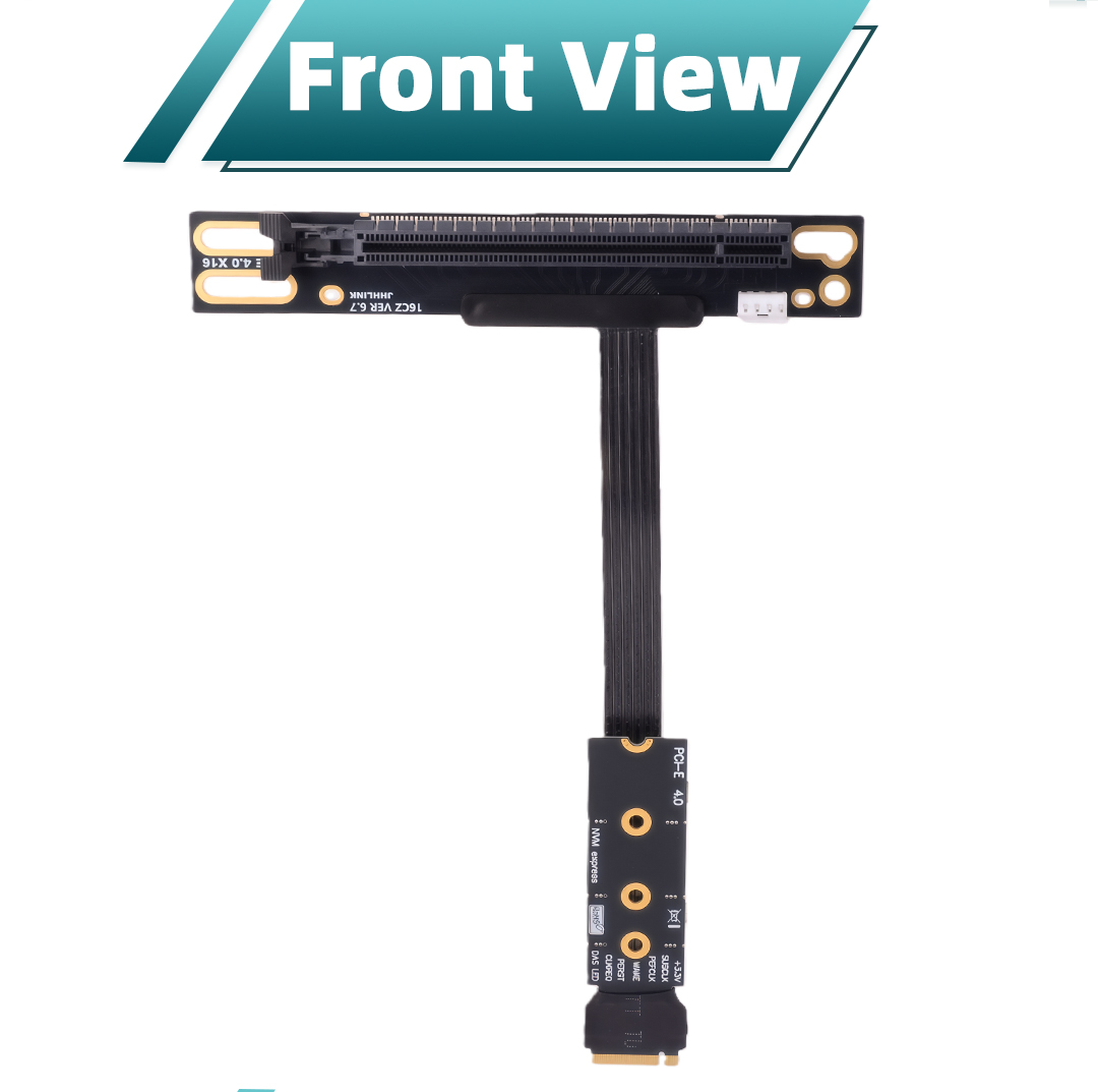 M.2 NVME to PCIe X16 90度 PCI-E - Pcie 4.0 X16 Riser Cable 90 Degree のレビューと価格