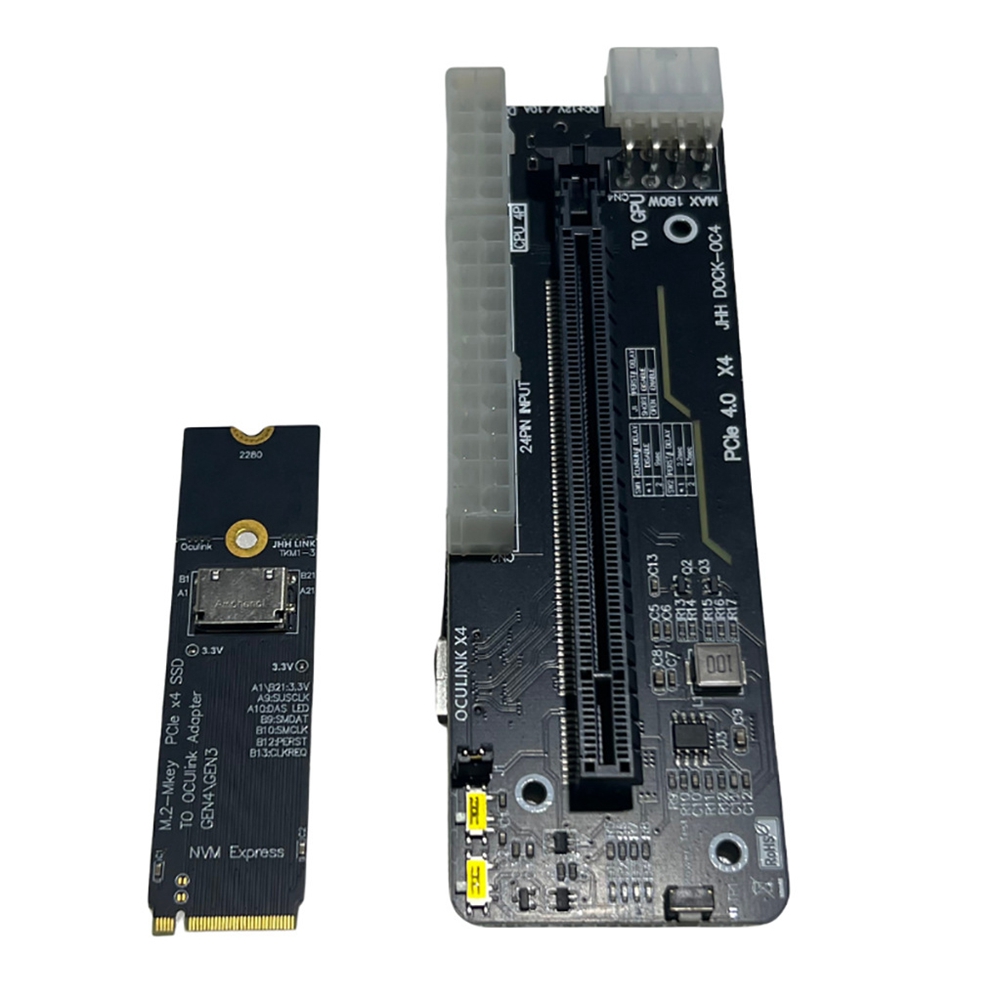 Oculink/M.2 NVMe 外部グラフィックカード用ラ - External Gpu Dock Pcie 4.0 Oculink のレビューと価格