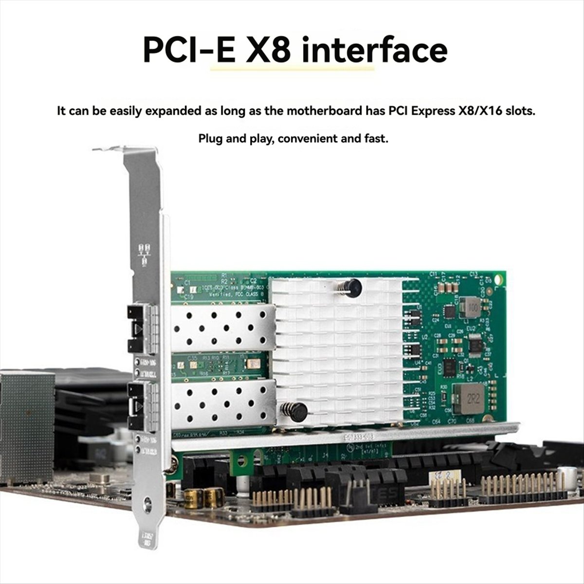 安定した X520-DA1 10Gb SFP+ デュアルポー - 10Gb Sfp+ Pcie Network Card Dual Port のレビューと価格