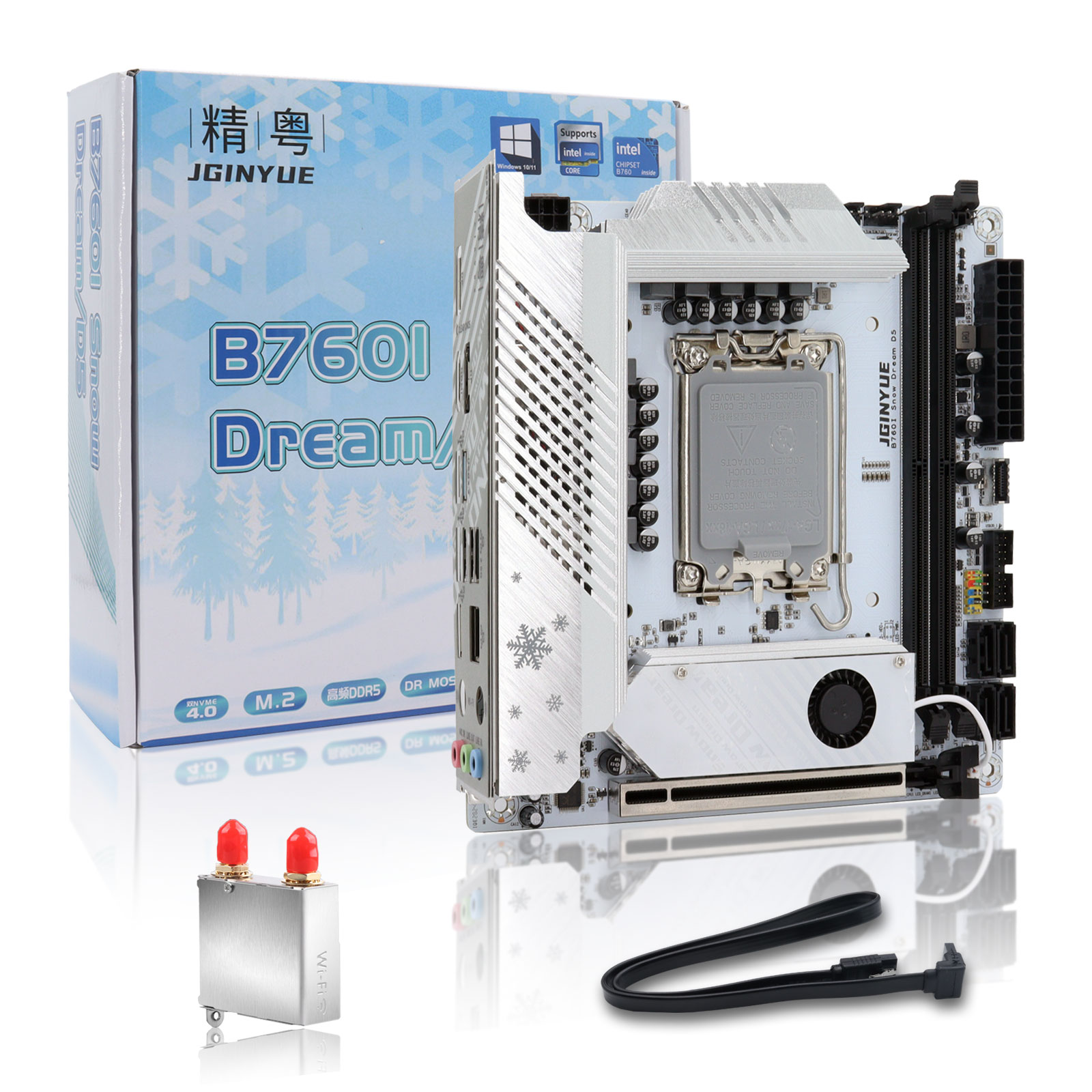 B760i ARGB WIFI DDR5 マザーボード mi - Lga 1700 Ddr5 Itx Motherboard のレビューと価格