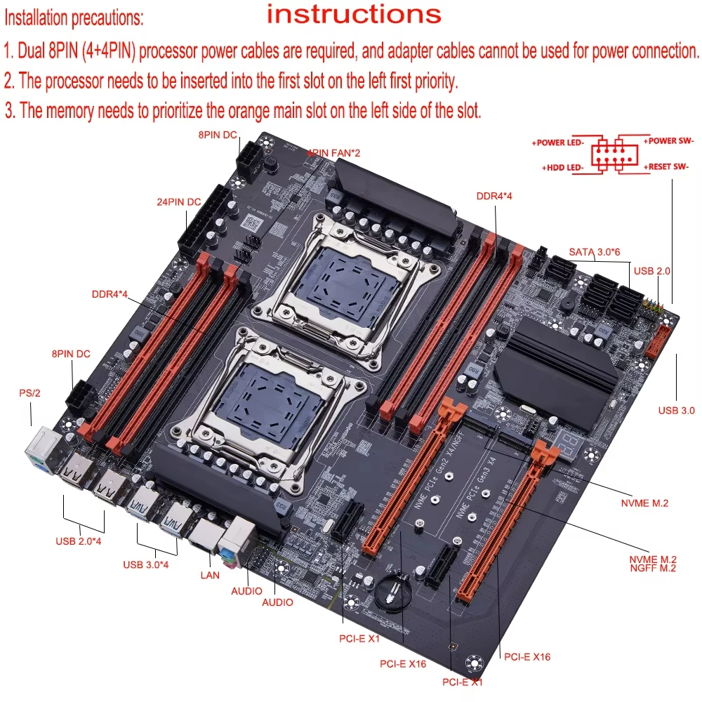 X99 デュアル CPU SOYO ゲーミングマザーボードキ - X99 Dual Cpu Motherboard Combo のレビューと価格