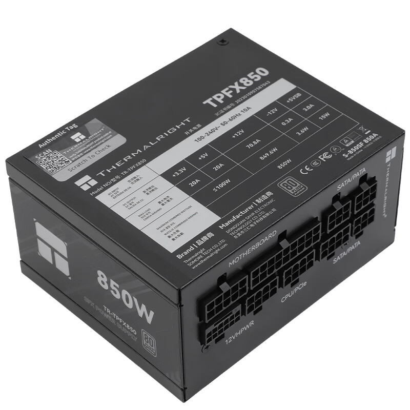 Thermalright TR-TPFX850 コンピュータ - Sfx Power Supply 850W Gold のレビューと価格